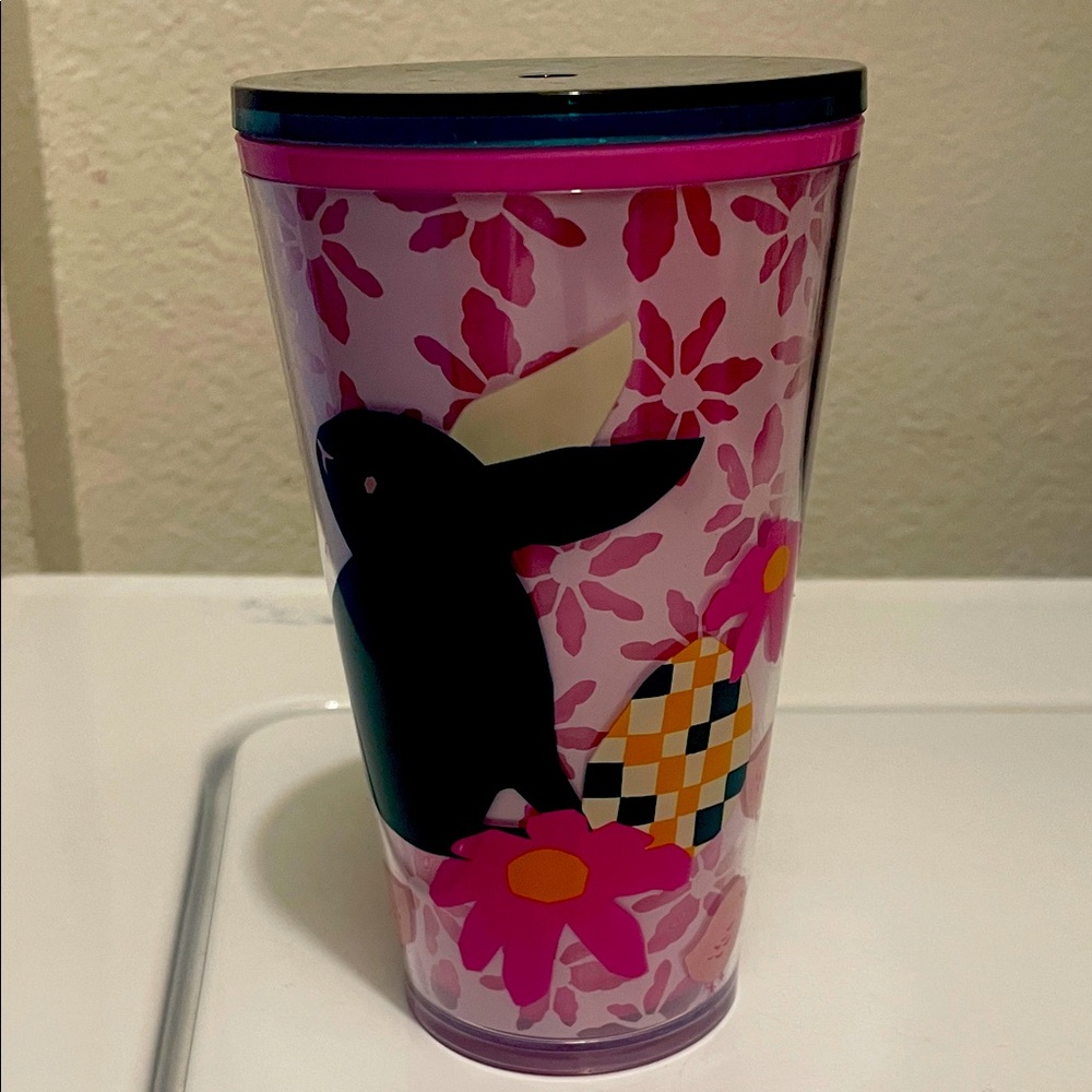 Starbucks Floral Bunny Tumbler